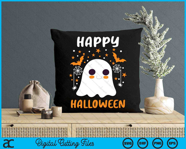 Happy Halloween Funny Halloween Ghost Cute For Women SVG PNG Digital Cutting Files