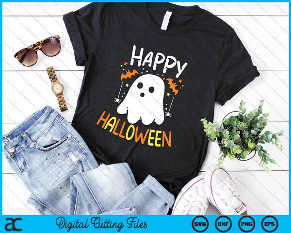 Happy Halloween Trick Or Treat Halloween Ghost SVG PNG Digital Cutting Files