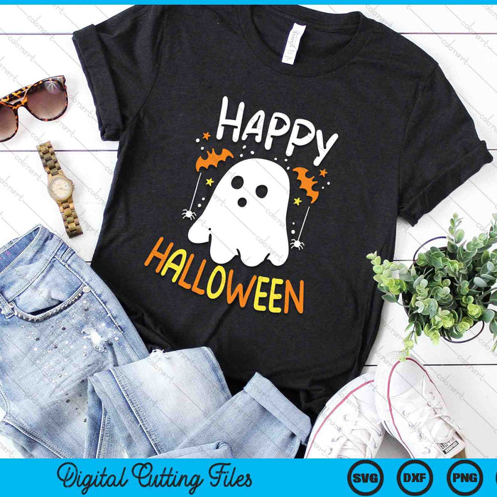 Happy Halloween Trick Or Treat Halloween Ghost SVG PNG Digital Cutting Files