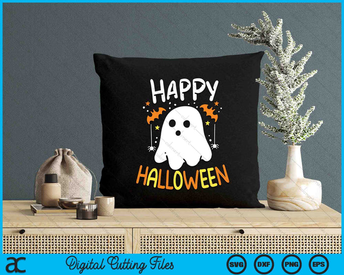 Happy Halloween Trick Or Treat Halloween Ghost SVG PNG Digital Cutting Files