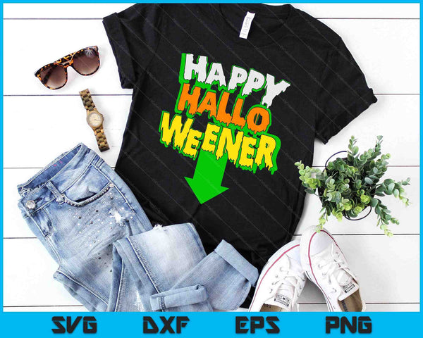 Happy Halloweener  Funny Halloween SVG PNG Digital Cutting Files