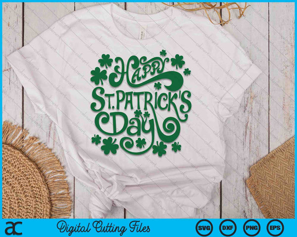 Happy St. Patricks Day SVG PNG Digital Printable Files