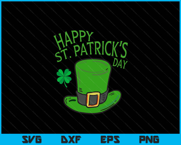 Happy St Patricks Day SVG PNG snijden afdrukbare bestanden