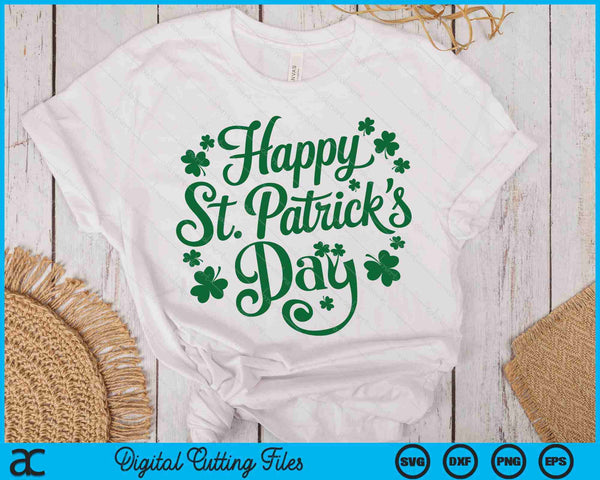 Happy St Patricks Day SVG PNG Digital Printable Files