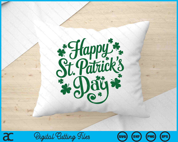 Happy St Patricks Day SVG PNG Digital Printable Files