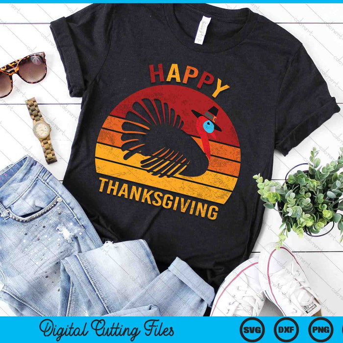 Happy Thanksgiving SVG PNG Digital Cutting Files