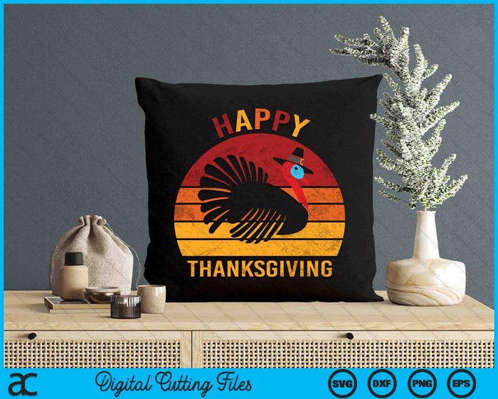 Happy Thanksgiving SVG PNG Digital Cutting Files