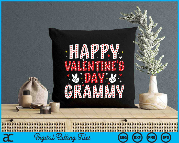 Happy Valentines Day Grammy Heart Love Valentine SVG PNG Digital Printable Files