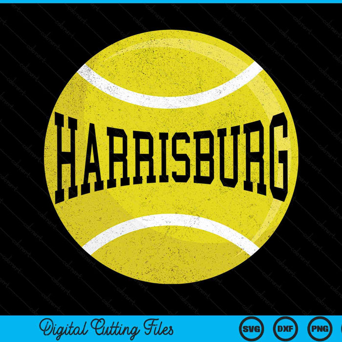 Harrisburg tennis fan SVG PNG cut file for Cricut