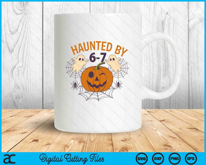 Haunted by 6-7 Retro Halloween 67 Ghost Pumpkin SVG PNG Digital Printable Files