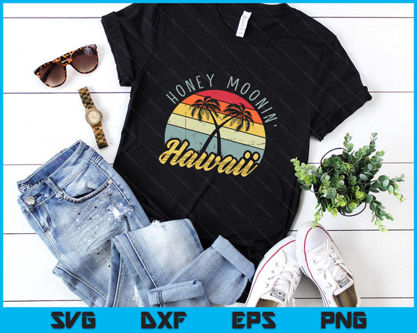 Hawaiian Honeymoon and newlyweds at Hawaii or Just maui'd SVG PNG Digital Printable Files
