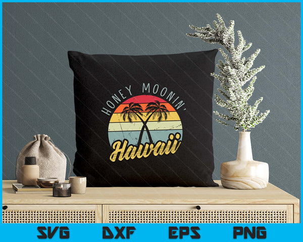 Hawaiian Honeymoon and newlyweds at Hawaii or Just maui'd SVG PNG Digital Printable Files