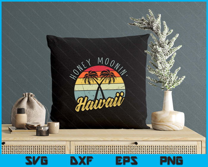 Hawaiian Honeymoon and newlyweds at Hawaii or Just maui'd SVG PNG Digital Printable Files