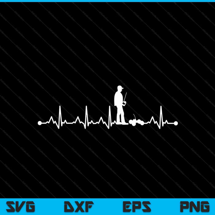 Heartbeat EKG Shirt RC Car Heartbeat Love Gift SVG PNG Digital Cutting Files
