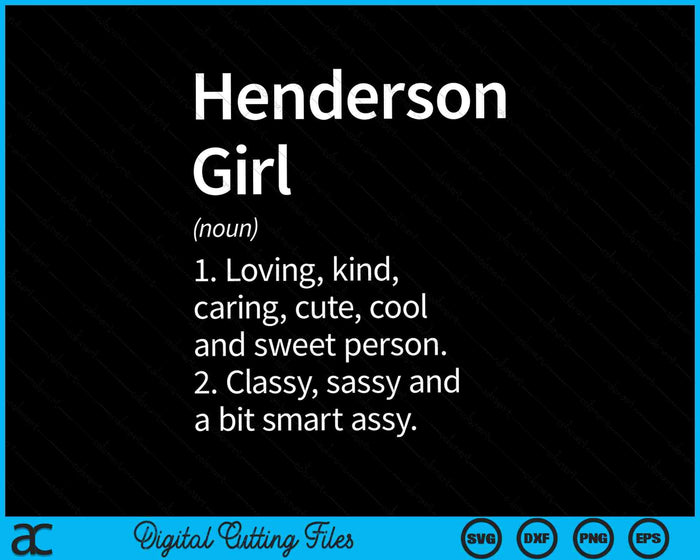 Henderson Girl NV Nevada Home Roots SVG PNG Cortar archivos imprimibles