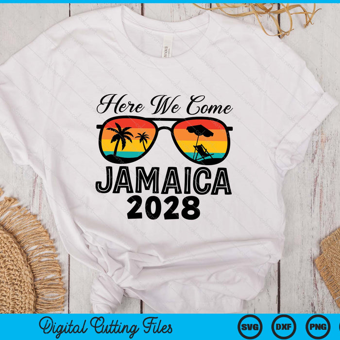 Here We Come Jamaica 2028 Matching Family SVG PNG Digital Printable Files
