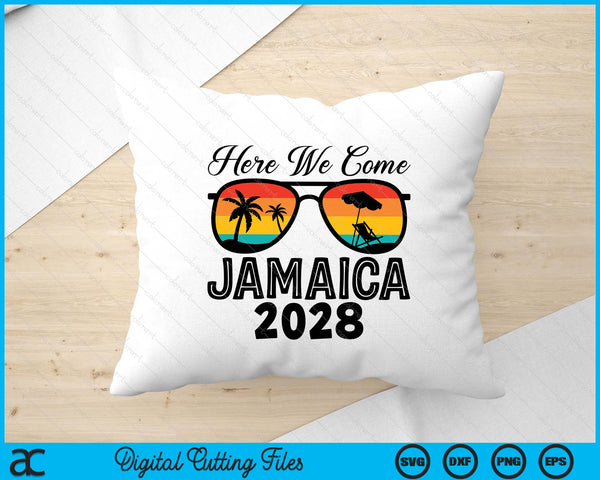 Here We Come Jamaica 2028 Matching Family SVG PNG Digital Printable Files
