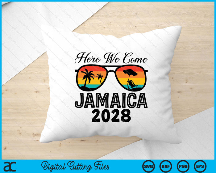 Here We Come Jamaica 2028 Matching Family SVG PNG Digital Printable Files