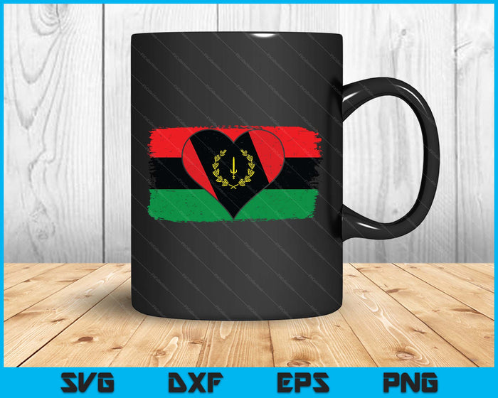 Heritage Black African American Flag 1967 SVG PNG Digital Printable Files