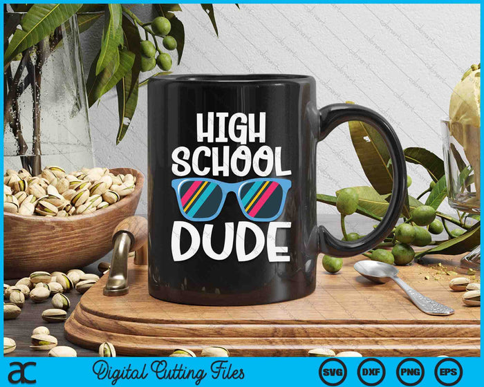 High School Dude Back To School SVG PNG Digital Cutting File