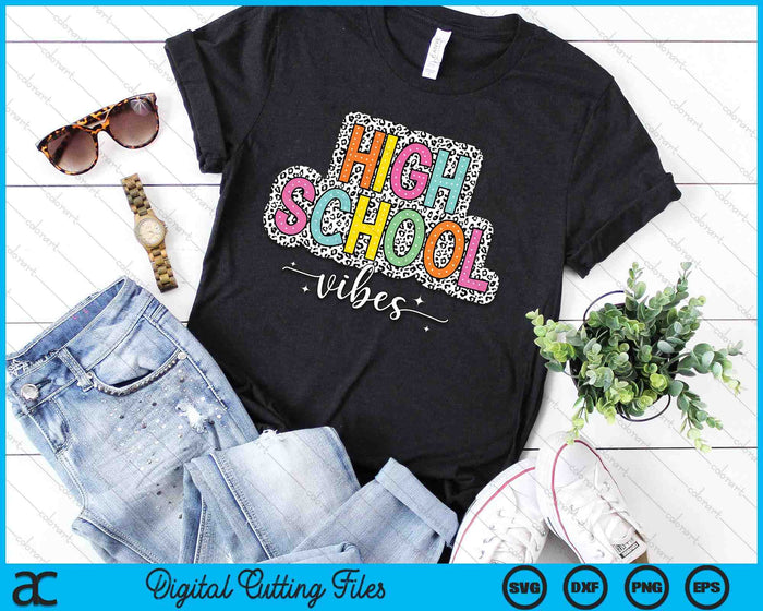 High School Squad Back To School Dalmatian Dots SVG PNG Digital Printable Files