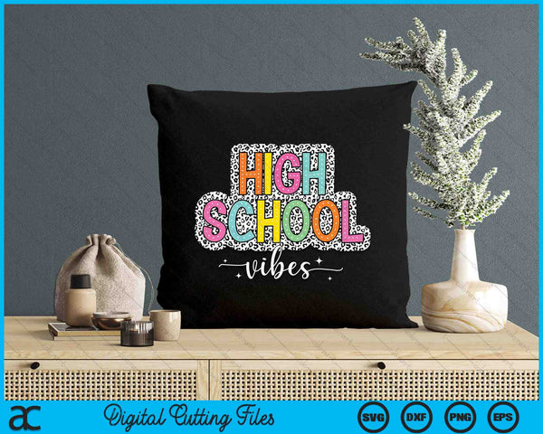 High School Squad Back To School Dalmatian Dots SVG PNG Digital Printable Files