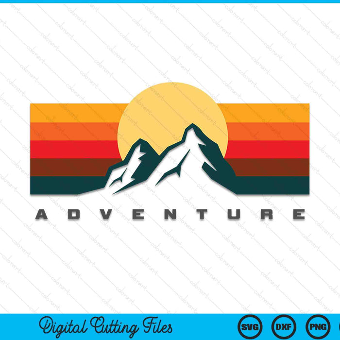 Wandelkleding Outdoor Camping Backpacken Wandelen SVG PNG digitale afdrukbare bestanden