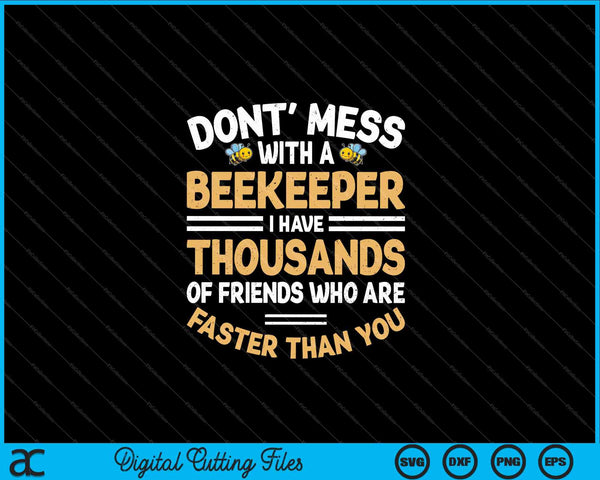 Hilarious Beekeeper SVG PNG Cutting Printable Files