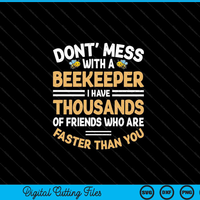 Hilarious Beekeeper SVG PNG Cutting Printable Files