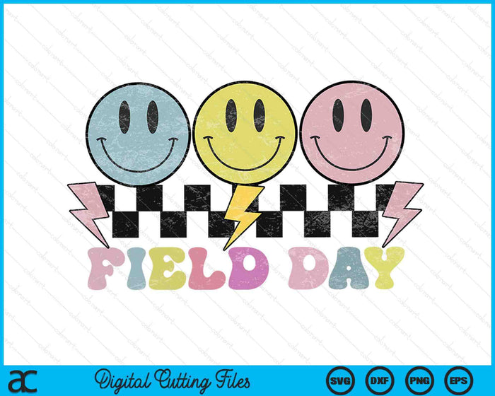 Hippie Retro Field Day SVG PNG Digital Cutting Files