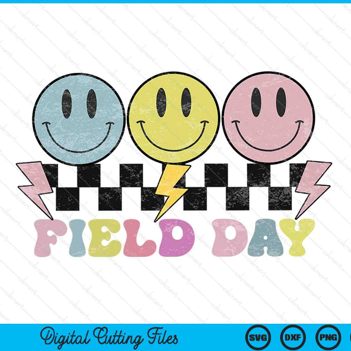 Hippie Retro Field Day SVG PNG Digital Cutting Files