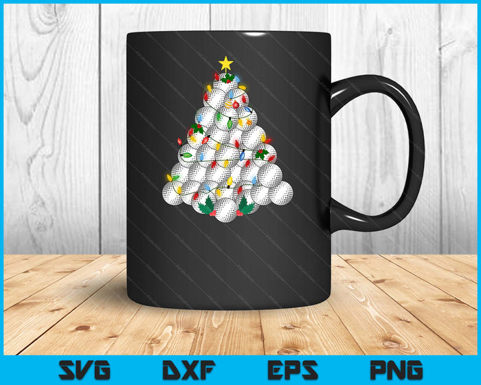 Hockey Football Christmas Tree Xmas Pajamas Player Coach SVG PNG Digital Printable Files