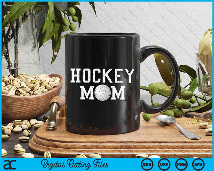 Hockey Mama Clothing Retro Vintage Hockey Mom SVG PNG Cutting Printable Files