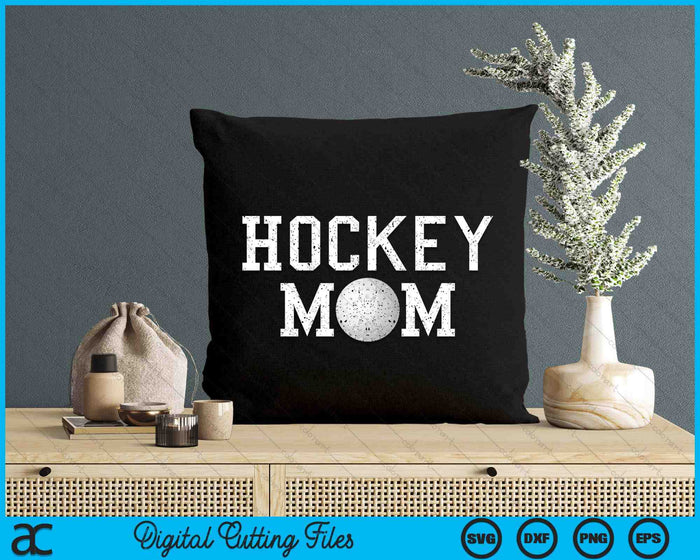 Hockey Mama Clothing Retro Vintage Hockey Mom SVG PNG Cutting Printable Files