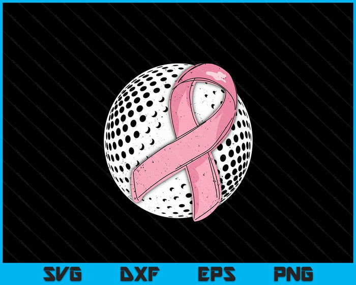 Hockey Pink Ribbon Breast Cancer Awareness Sport Lover SVG PNG Digital Cutting Files