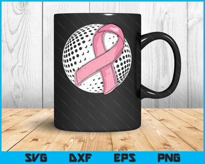 Hockey Pink Ribbon Breast Cancer Awareness Sport Lover SVG PNG Digital Cutting Files