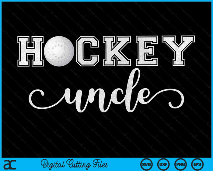 Hockey oom Hockey Sport minnaar verjaardag Vaderdag SVG PNG digitale snijbestanden 