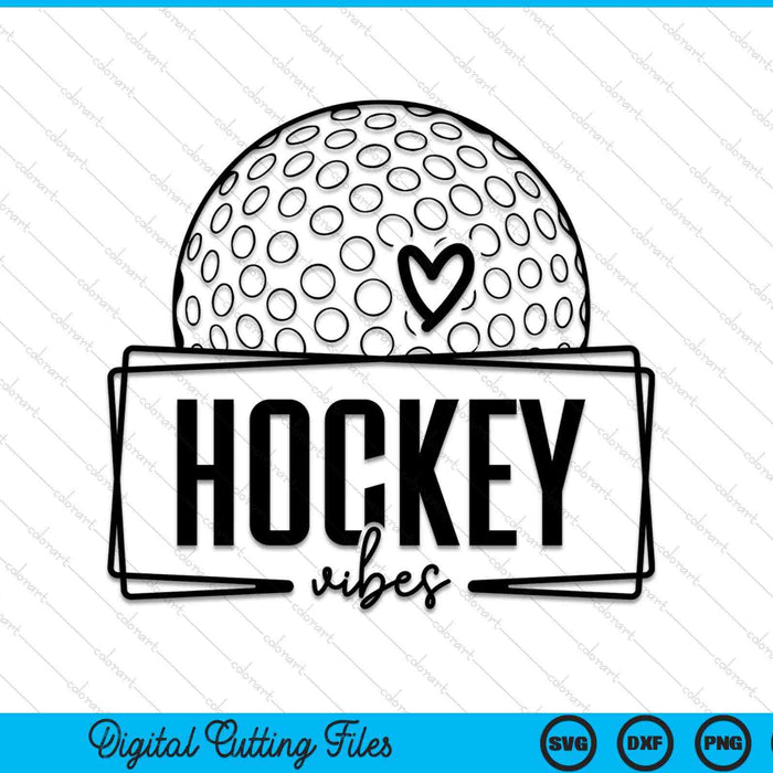 Hockey vibes game day sports SVG cut file