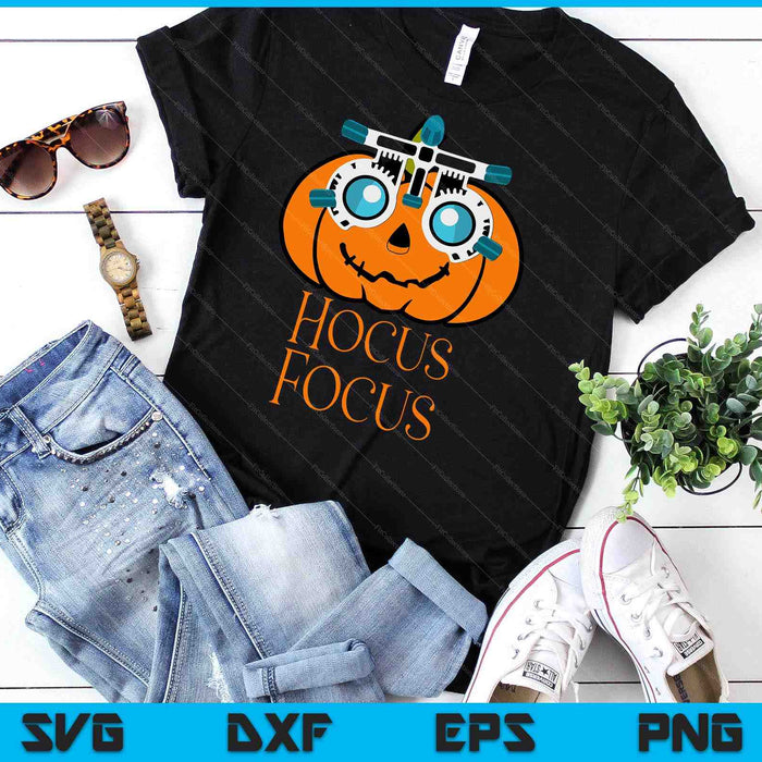 Hocus Focus Optometry Halloween Optometrist Eye Doctor SVG PNG Digital Cutting Files