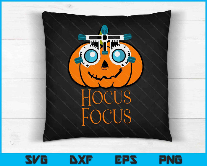 Hocus Focus Optometrie Halloween Optometrist Oogarts SVG PNG Digitale Snijbestanden