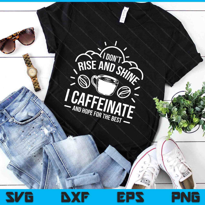 Hope For The Best Barista SVG PNG Digital Printable Files