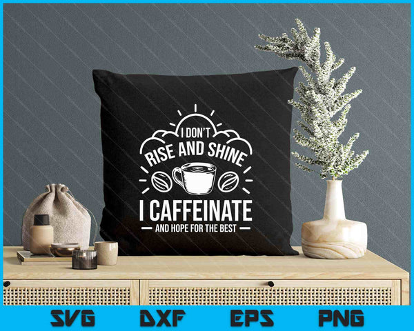 Hope For The Best Barista SVG PNG Digital Printable Files