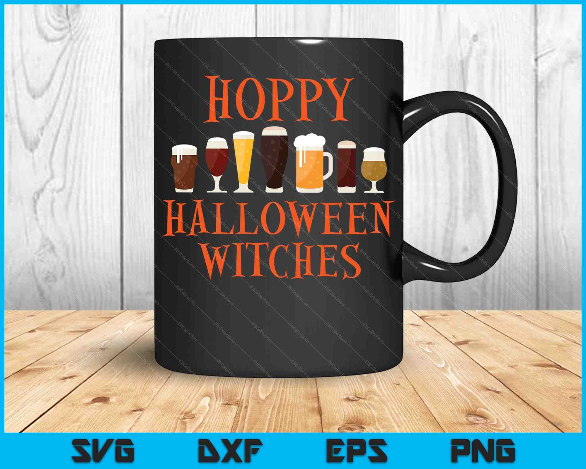 Hoppy Halloween Witches Halloween Craft SVG PNG Files – creativeusarts