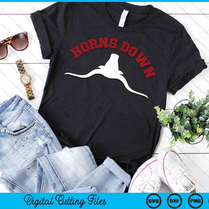 Horns Down Horns Down Texas Tuck Fexas SVG PNG Digital Printable Files