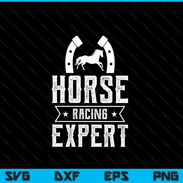 Horse racing expert horses race gallop racer SVG cut file