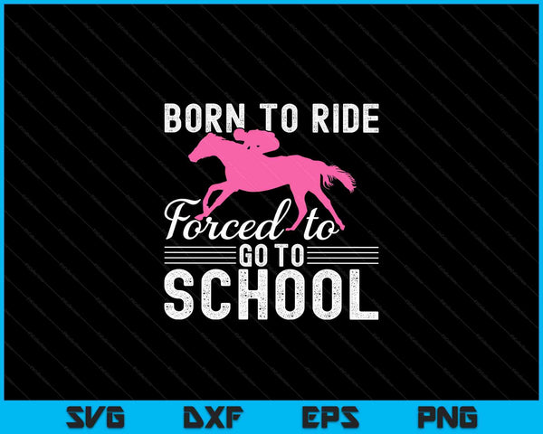 Horseback riding girl horse girl SVG cut file