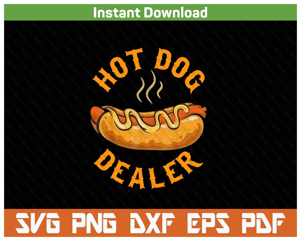 Hot Dog Adult Dealer Funny Food Humor Design SVG PNG