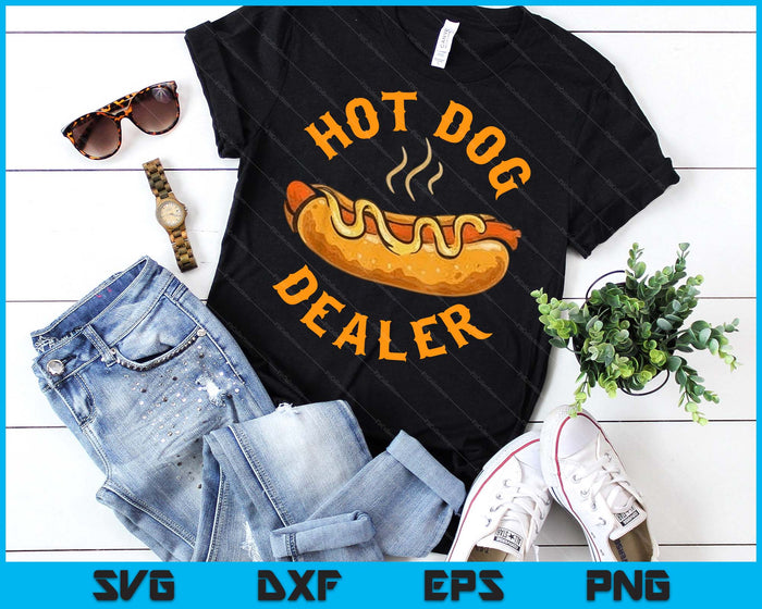 Hot Dog Adult Hot Dog Dealer SVG PNG Digital Printable Files