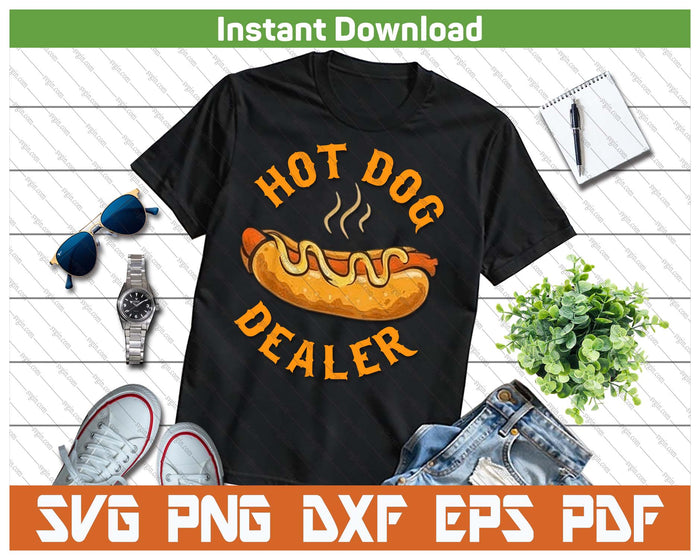 Hot Dog Adult Dealer Funny Food Humor Design SVG PNG