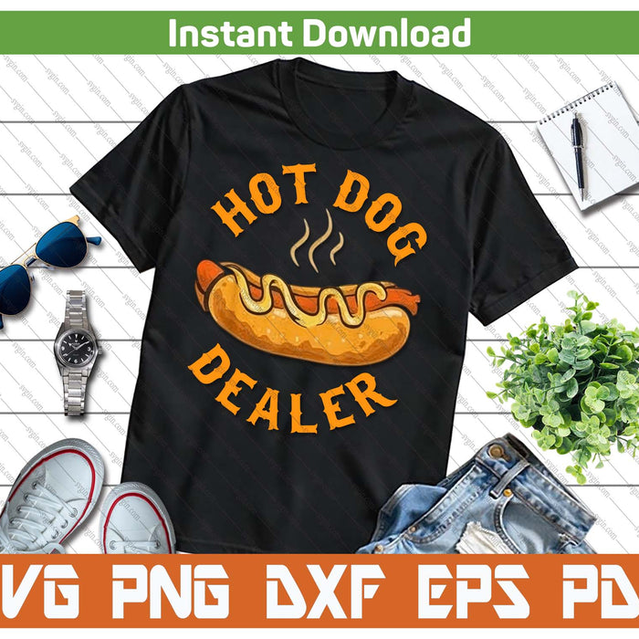 Hot Dog Adult Dealer Funny Food Humor Design SVG PNG